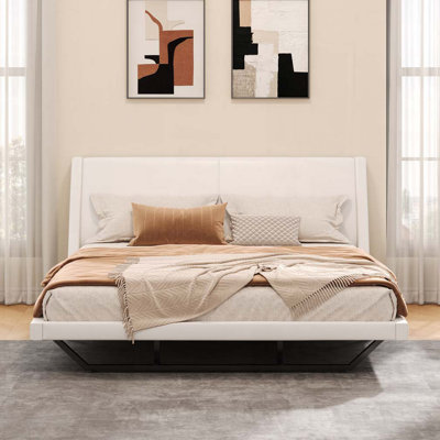 Structure de lit en cuir Pu