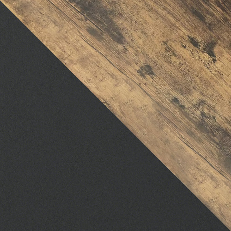 Landen 47 TV Stand with 6 Fixed Shelves, Black