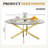 Ayala Glass Top Single Coffee Table-1176168696