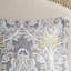 Édredon pour grand lit gris - 6 pièces en coton, tentant, 6 avec motif gracieux-121394252