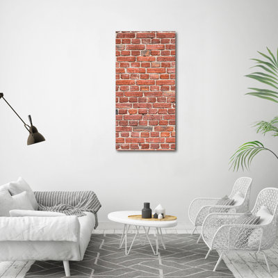 Avita Brick Wall - Wrapped Canvas Print