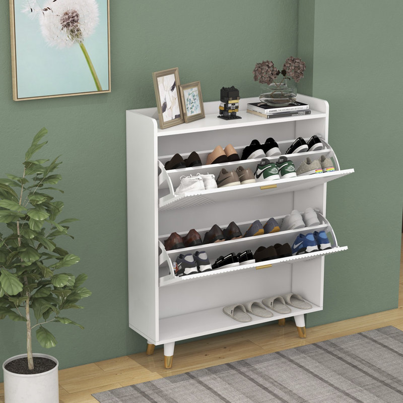 Armoires de rangement pour chaussures, Blanc