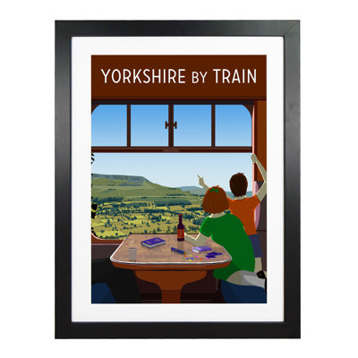 Yorkshire By Train 1 Portrait - Print