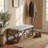 Annloraine Velvet Upholstered Bench
