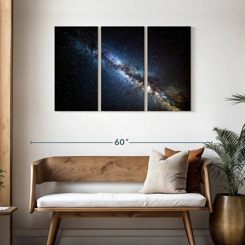 Oberle Voie Lactée dans l'espace, H 28 po x l 45 po