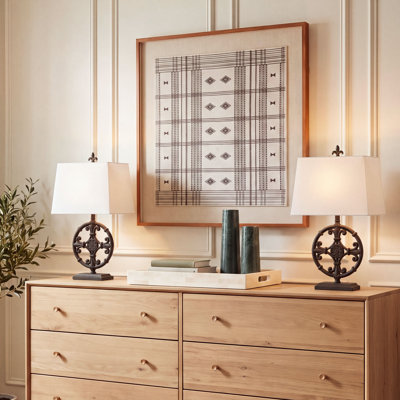 Chee Resin Table Lamp Set