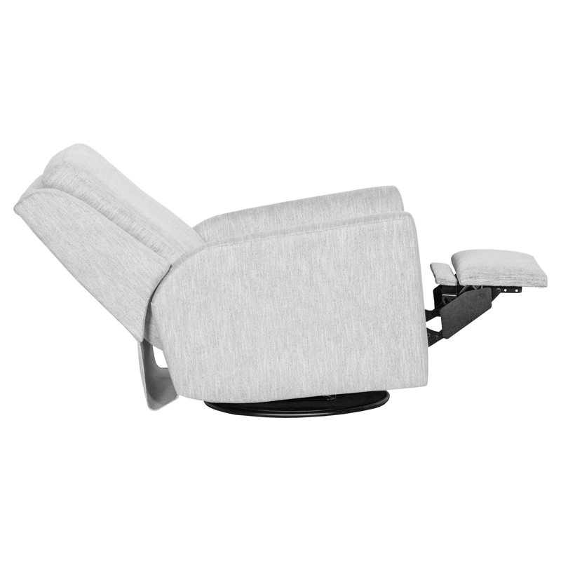 Hickory Upholstered Recliner, Swivel Glider, Platinum (3160 63), Manual