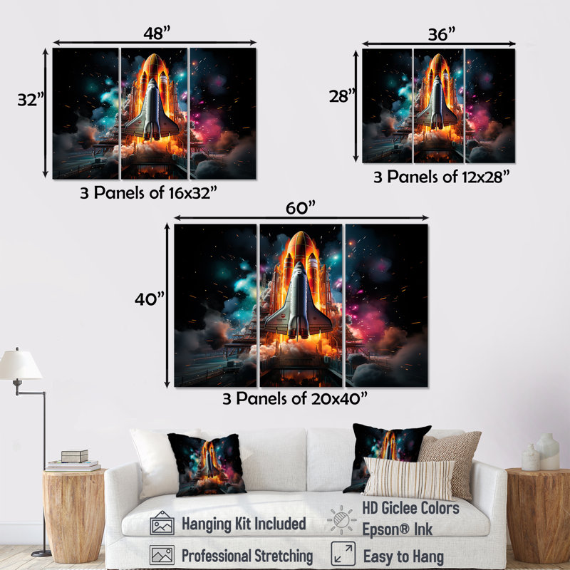 Ensemble de salon Blastoff, H 28 po x l 36 po x P 1 po