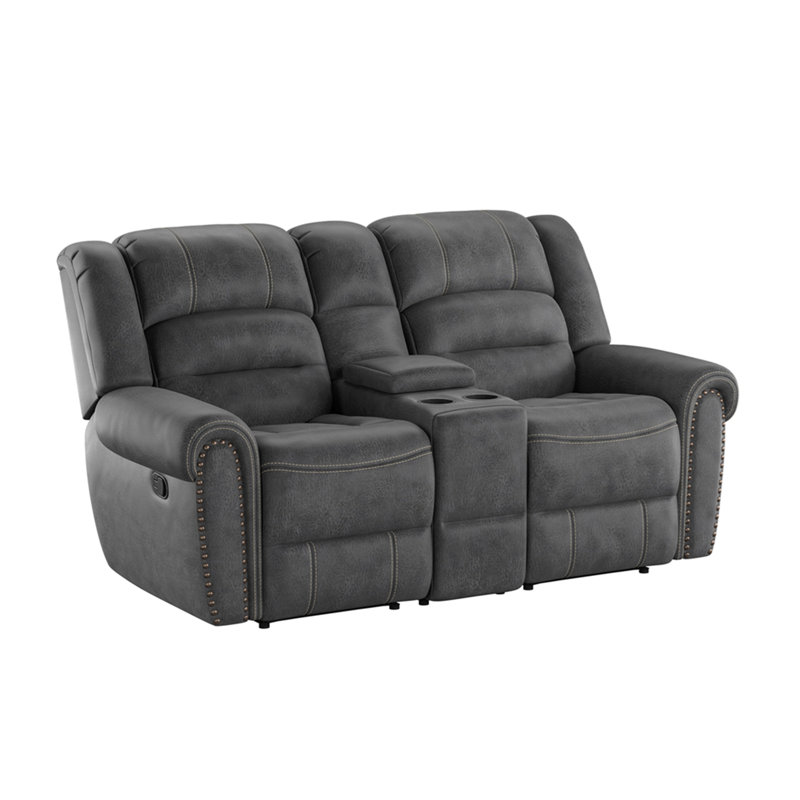 Causeuse inclinable grise
