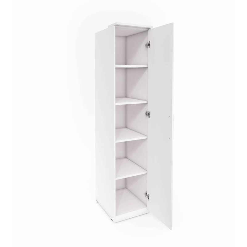 Brysin 1 Door Manufactured Wood Wardrobe