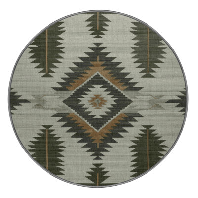 Washable Sagebrush Southwestern Area Rug