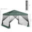 Tente à auvent inclinable avec filet Outsunny-114930117