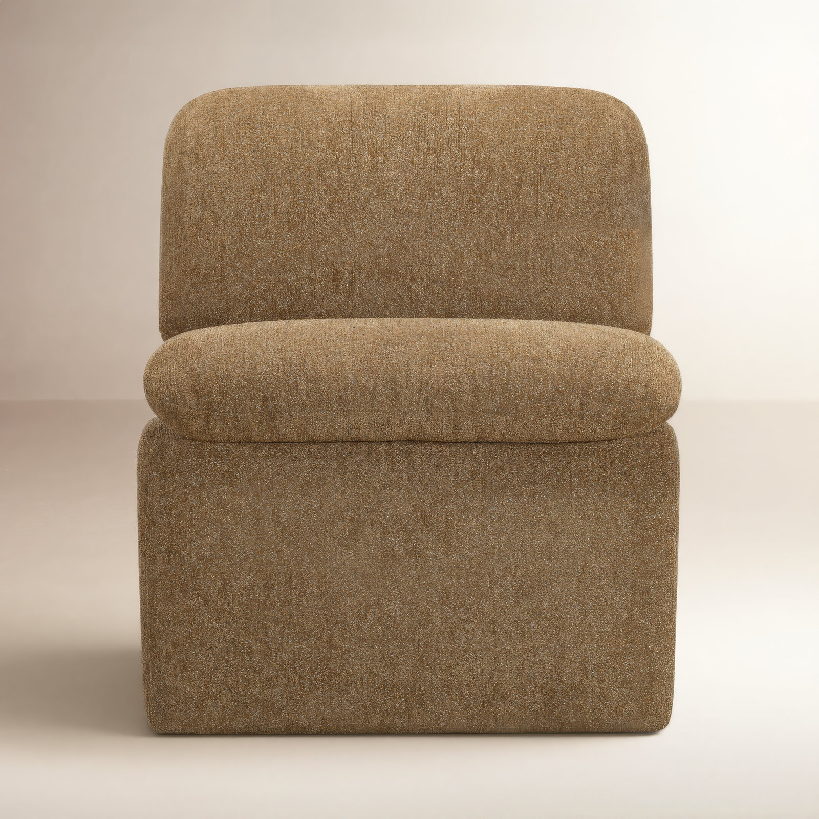 Piara Upholstered Accent Chair, Light Brown