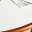 White&Walnut Round Sintered Stone Dining table-491015702