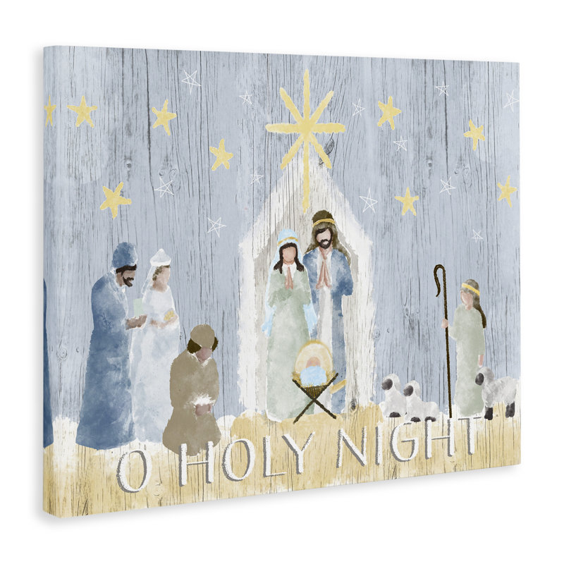 Crèche de Noël crèche de Noël, affiche de Noël, H 16 po x l 20 po