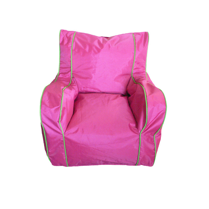 Petit fauteuil à billes classique pour l'extérieur, Mélange de polyester rose