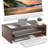 Monitor Stand - 2 Tier Computer Monitor Riser With Shelf, Wood Desktop Stand For Laptop Computer Screen, Desk Organization, Office Supplies-111092588-111092586