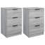 Hocker 6 Drawer Bedside Table-1522460374