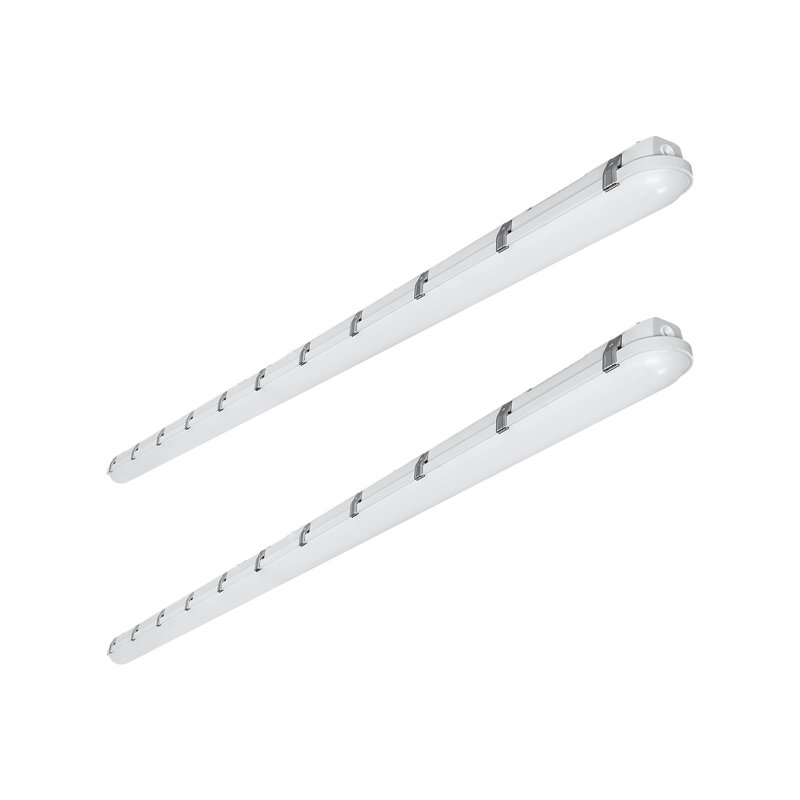 8ft 80w Led Vapor Tight Light Fixture, 5000k Daylight