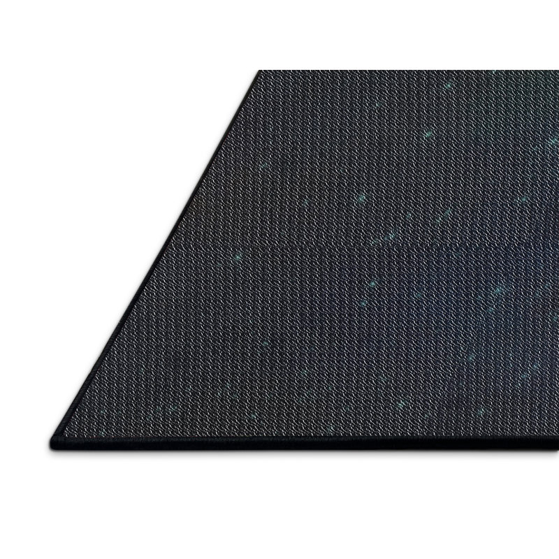 Tapis bleu marine / vert Bowdon, Rectangle 5 pi x 7 pi
