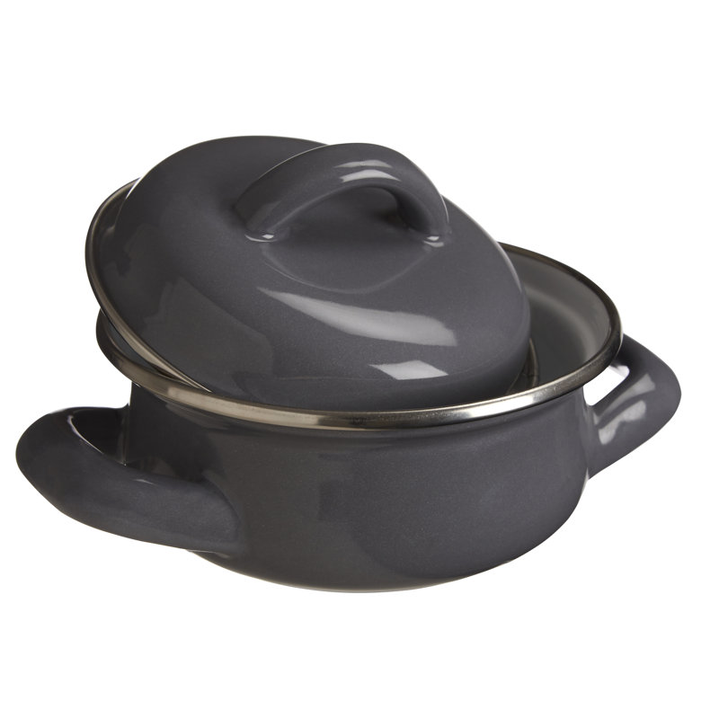 Brambly Cottage Danielburnham 0.4L Aluminum Round Casserole, Grey
