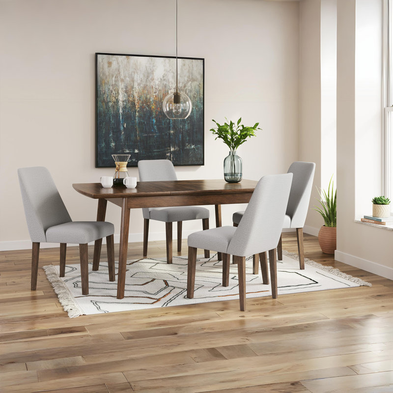 Jameila Extendable Solid Wood Base Dining Table