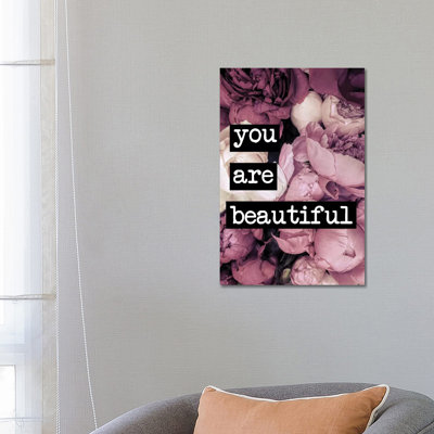 You Are Beautiful - Print on Canvas
