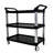Three-Layer Thickened Plastic Mobile Tool Cart