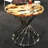 Round Metal Base Dining Table-1699785574