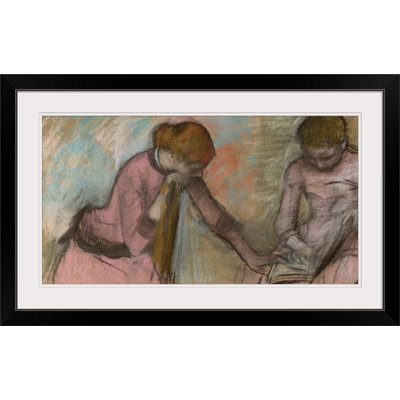 Edgar Degas " Young Girls Looking At An Album, C.1884 " by Edgar Degas