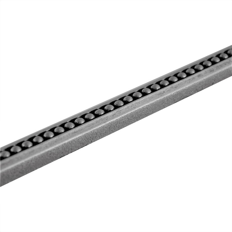 Carreau de doublure en métal 12 po x 0,56 po, Étain / nickel