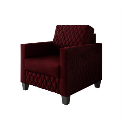 Velvet Upholstered Chair