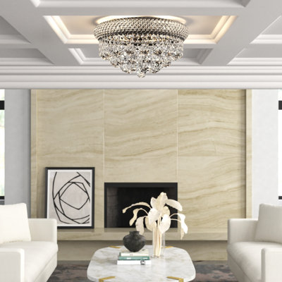 Meridan Crystal Flush Mount