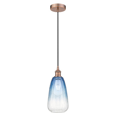 Edison - Brookhaven Almond - 1 Light 6" Cord Hung Mini Pendant