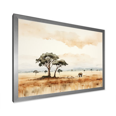 «African Wild Life Landscape II», reproduction sur toile