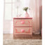 Table de chevet 2 tiroirs en bois