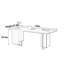 Bureau flottant italien en acrylique-856397480