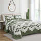 Painted Cove Gray/Off White Quilt Set