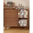 Solid Wood L - shaped Telescopic Office Desk with Storage Cabinet-1165199793