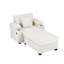 Chaise moderne surdimensionnée avec repose-pieds (chaise incluse seulement)-1552296352