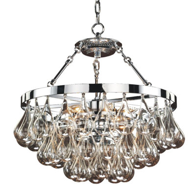 Lustre géométrique 6 lumières unique Hembree