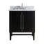Ensemble de meuble-lavabo simple l 31 po Ewen avec plateau en marbre de Carrare-1727171067-1727171064-1727171068