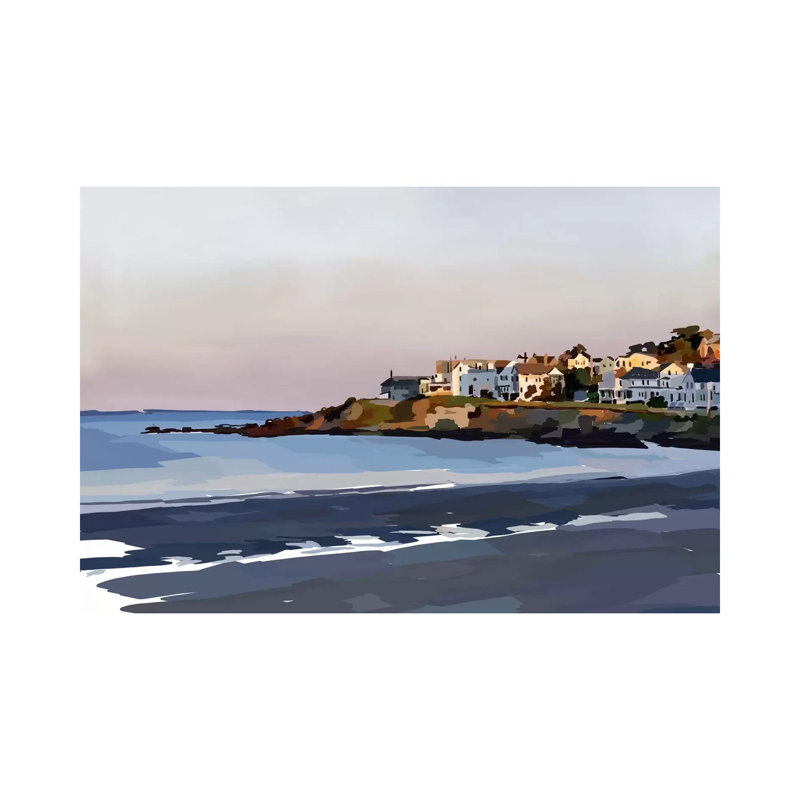 Peaceful Coast by Emily Kalina - Wrapped Canvas Print, 101.6 cm H x 66.04 cm W x 3.175 cm D