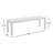 Armando Aluminum Dining Bench-647586518