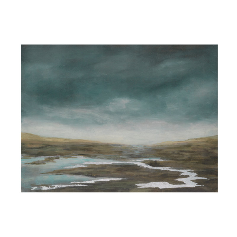 "Basin Squall II" sur toile, H 35 po x l 47 po