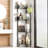 Corner Shower Caddy With Toothbrush Shelves 4 Tier Standing Rustproof