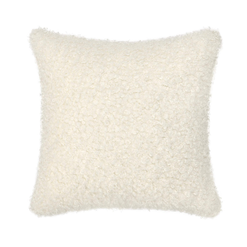 Carters 12x16 Fabric Ivory Throw Pillow, 22"H x 22"W