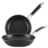 Anolon Hard Anodized Nonstick Nesting Frying Pans / Skillet Set, 2 Piece