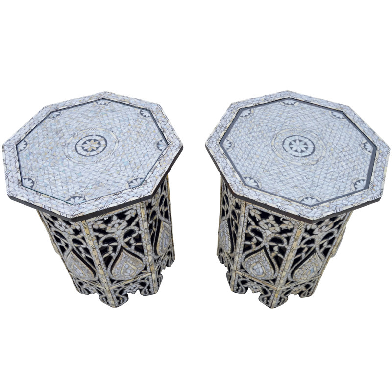 Andalusian Glass End Table
