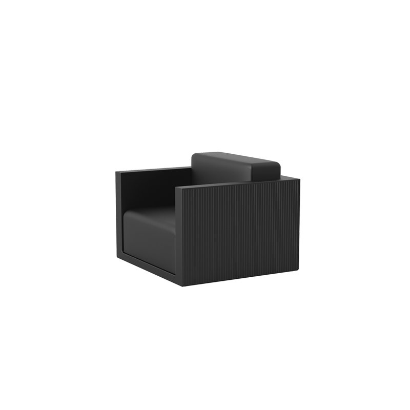 Chaise de patio avec coussins Gatsby, Glace